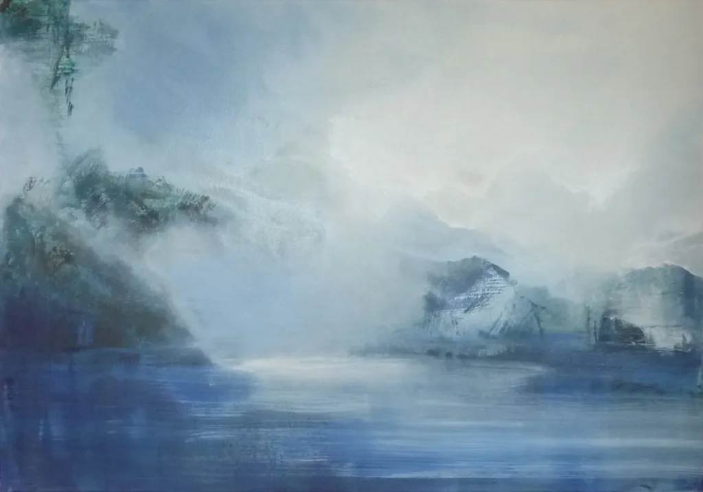 Nach dem Regen, 2010 Öl über Acryl auf Leinwand 70 x 100 cm