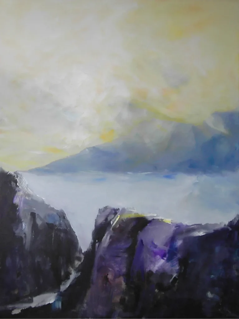 Gebirgsimpression, 2008 Acryl auf Leinwand 80 x 60 cm